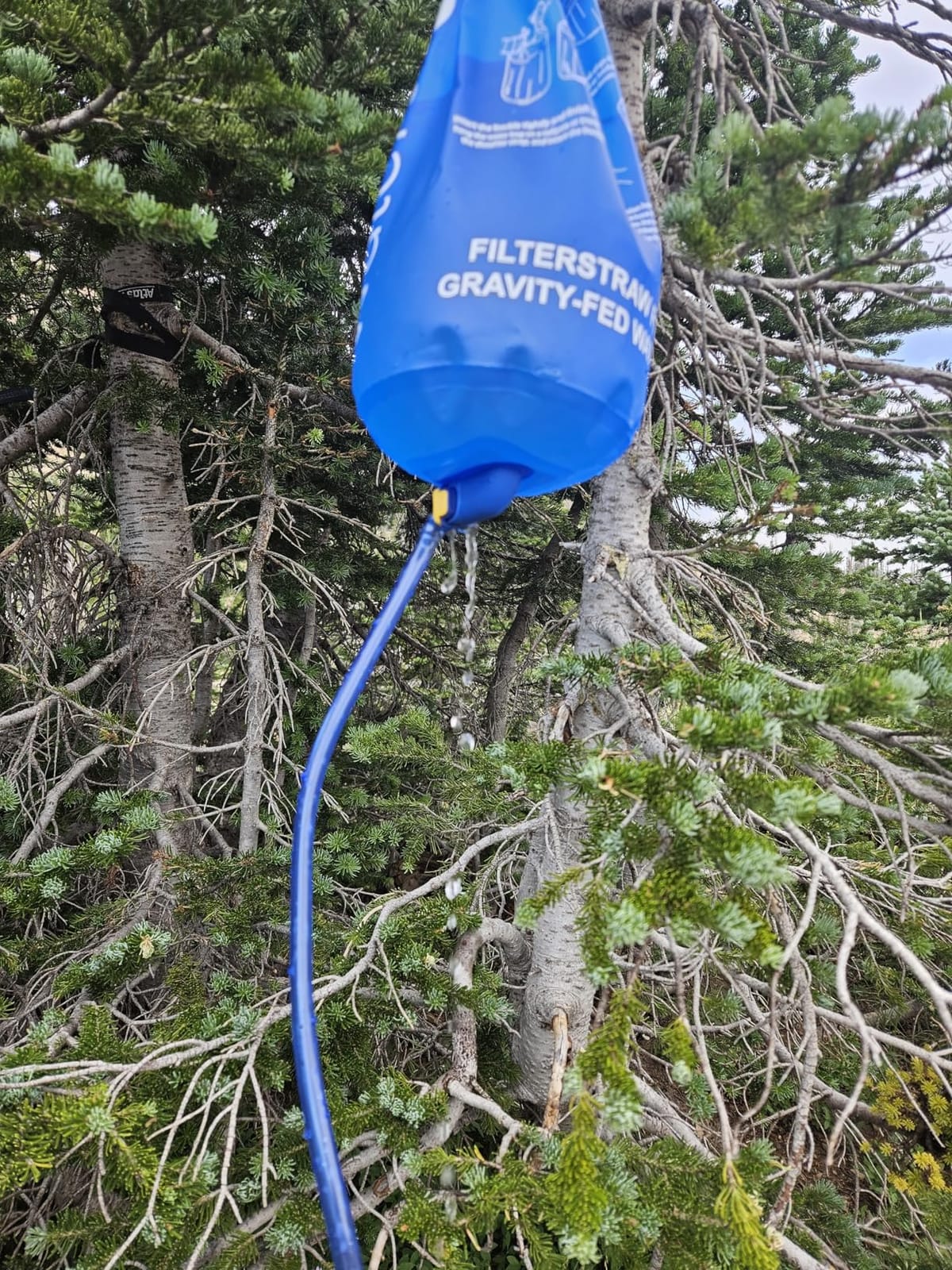 Waterdrop Gravity Water Filter Straw, Camping Water Filter, 0.1 Micron | Survival Water Purifier for Hiking, Backpacking & Emergency Preparedness, Multi-Stage Filter with 1.5 Gallon Water Bag customer photo 1