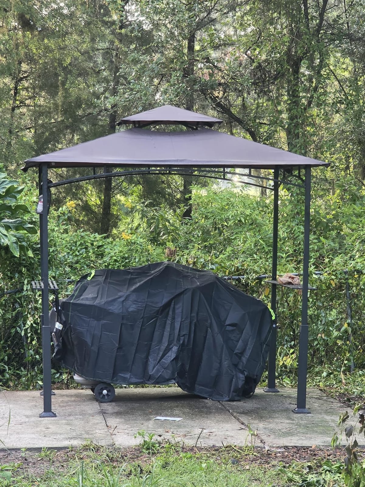 ABCCANOPY 8x5 Grill Gazebo BBQ Shelter with 2 LED Lights, Dark Gray customer photo 1