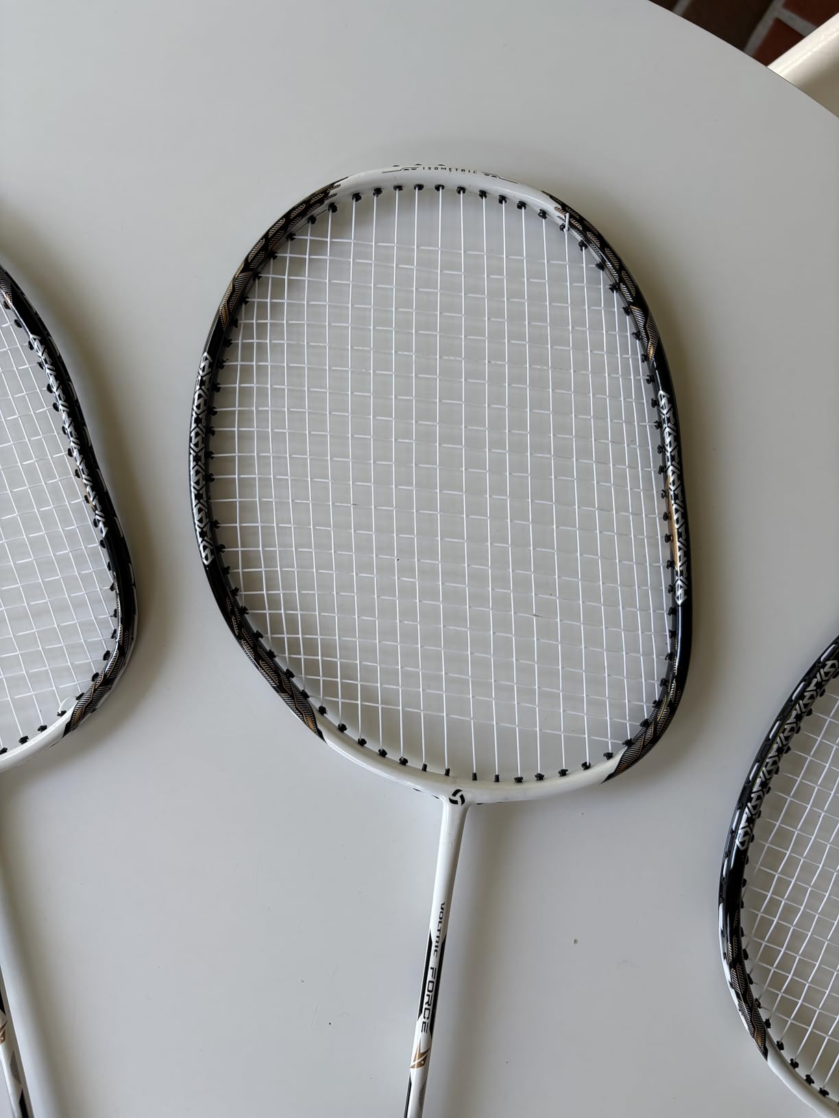 Professional Badminton Set with Net, Carbon Fiber Rackets Set of 4 | Anti-Sag Crank Tension System, Portable Set with 4 Rackets, 4 Shuttlecocks, Boundary Lines, Carry Bag for Backyard Games customer photo 1
