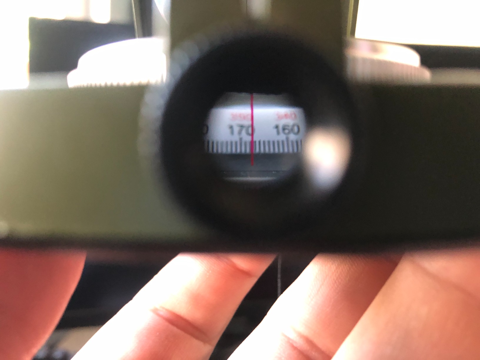 AOFAR Military Compass, AF-4580 Lensatic Sighting, Waterproof and Shakeproof with Map Measurer Distance Calculator, Pouch for Camping, Hiking customer photo 2