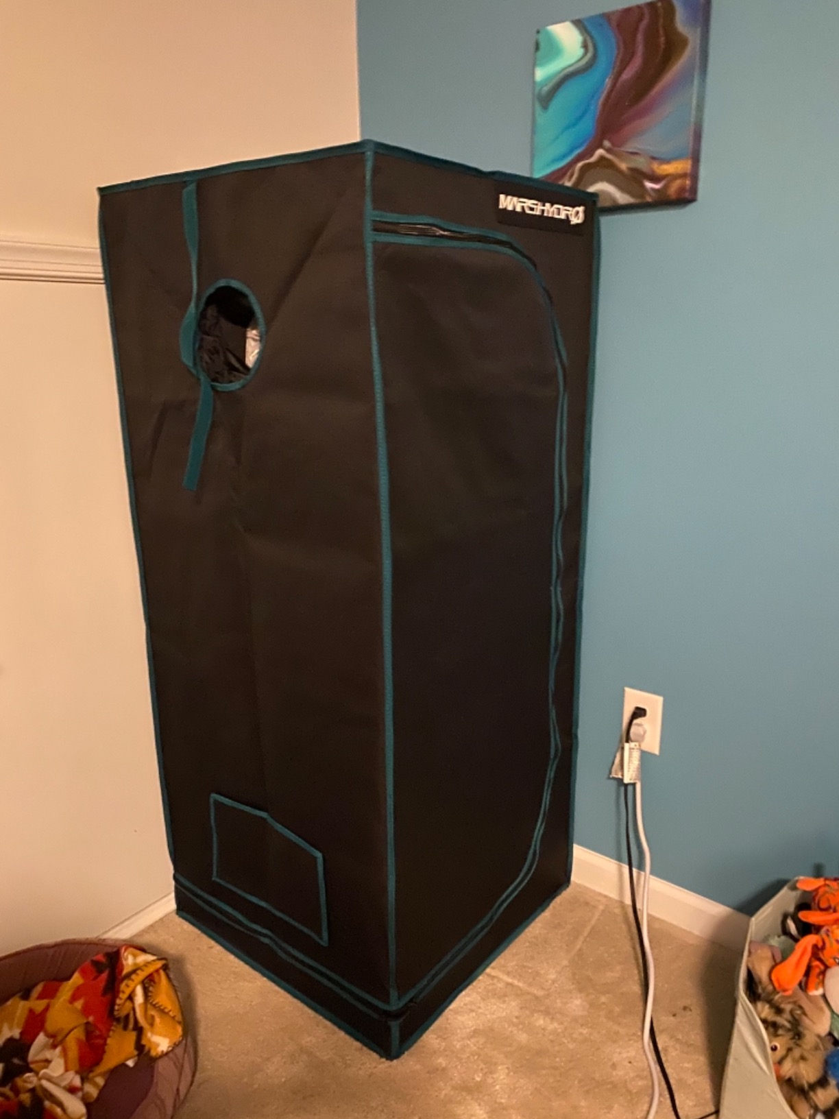 MARS HYDRO 2x2ft Grow Tent Kit with TS600 100W Full Spectrum LED Grow Light | with 24