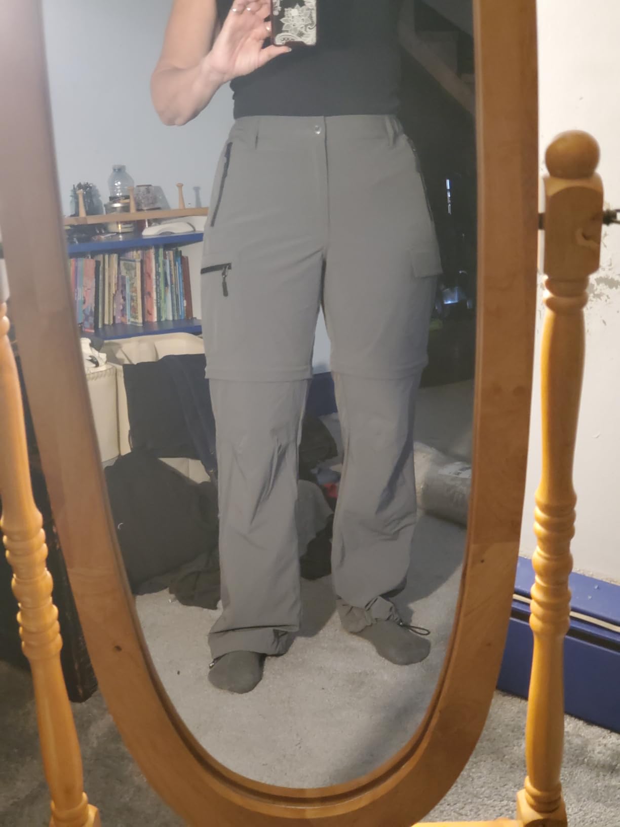 Wespornow Women's Convertible Hiking Pants Zip-Off customer photo 1