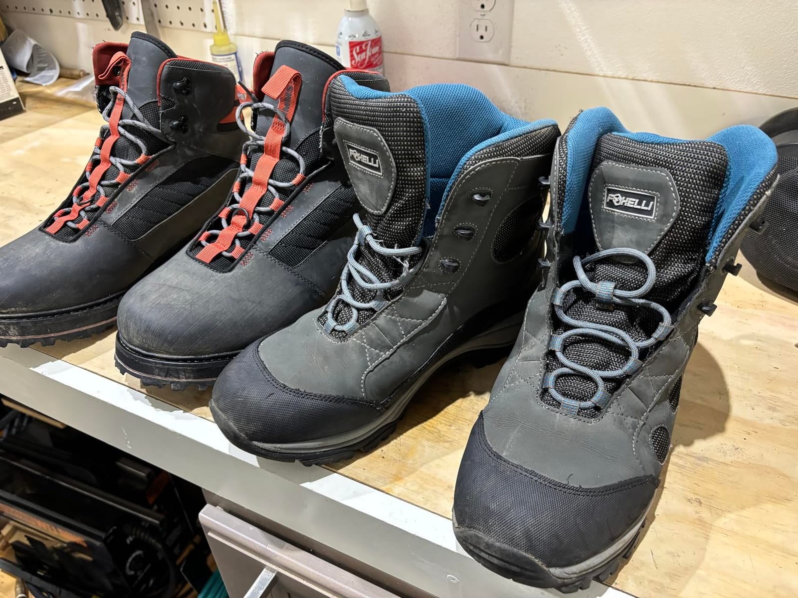 Foxelli Wading Boots - Lightweight Fly Fishing Boots for Men, Rubber Sole customer photo 1