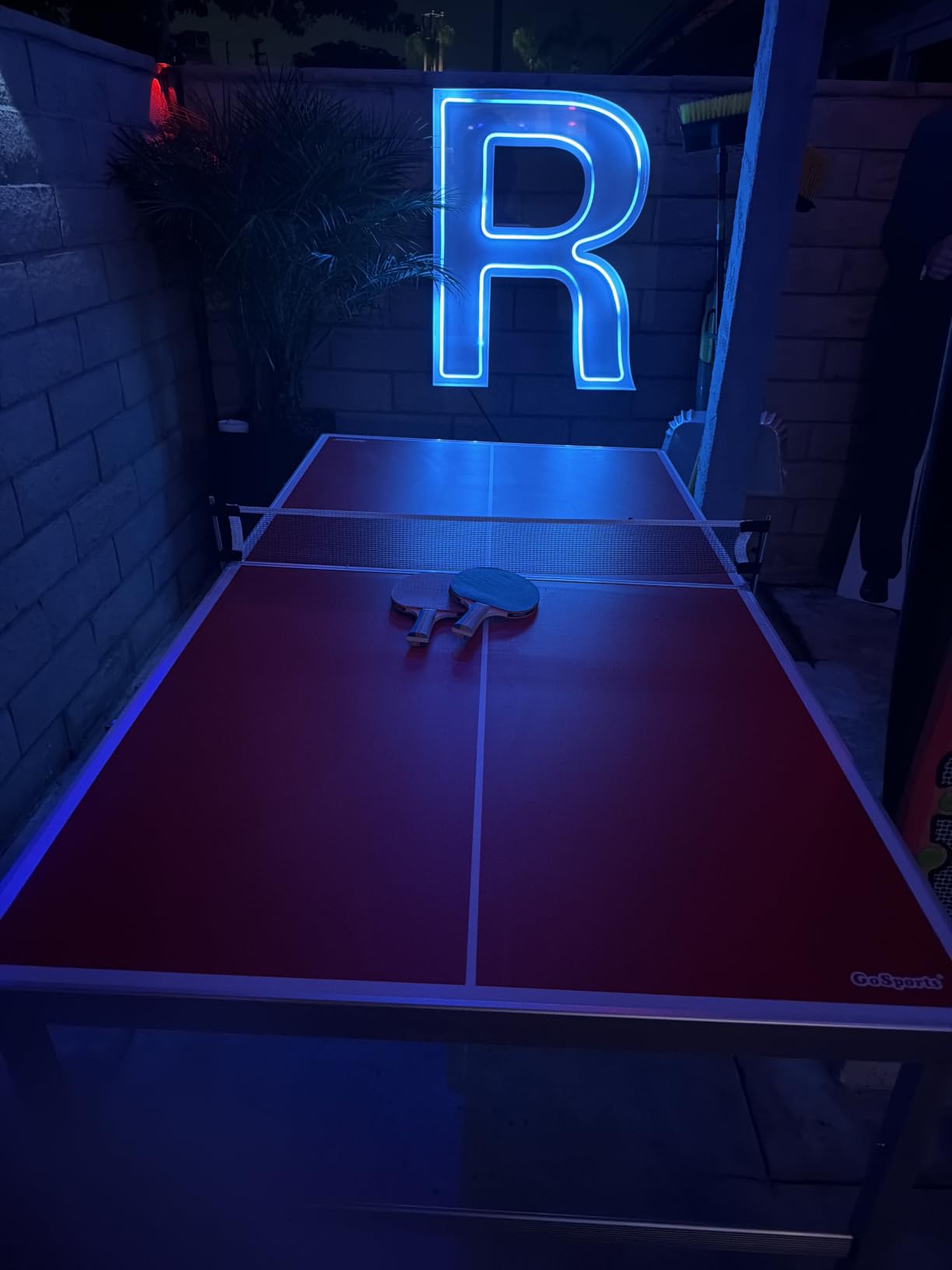 GoSports Mid-Size Table Tennis Game Set - Red or Blue - Indoor/Outdoor Portable Table Tennis Game with Net, 2 Table Tennis Paddles and 4 Balls customer photo 2