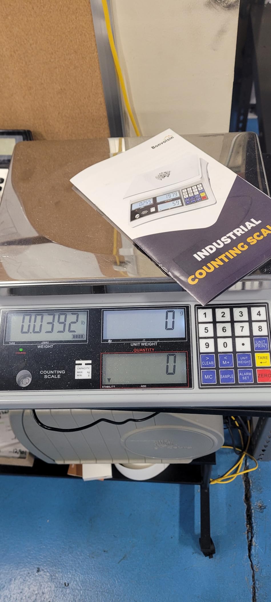 Bonvoisin Industrial Counting Scale Digital Scale for Parts and Coins kg/g/lb Electronic Gram Scale Inventory Counting Scale Industrial Parts Coins Piece Counting Scale (30kg/66lb, 1g) customer photo 2