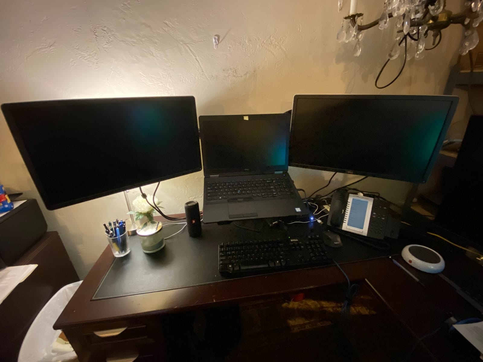 HUANUO Dual Monitor and Laptop Mount for Max 32
