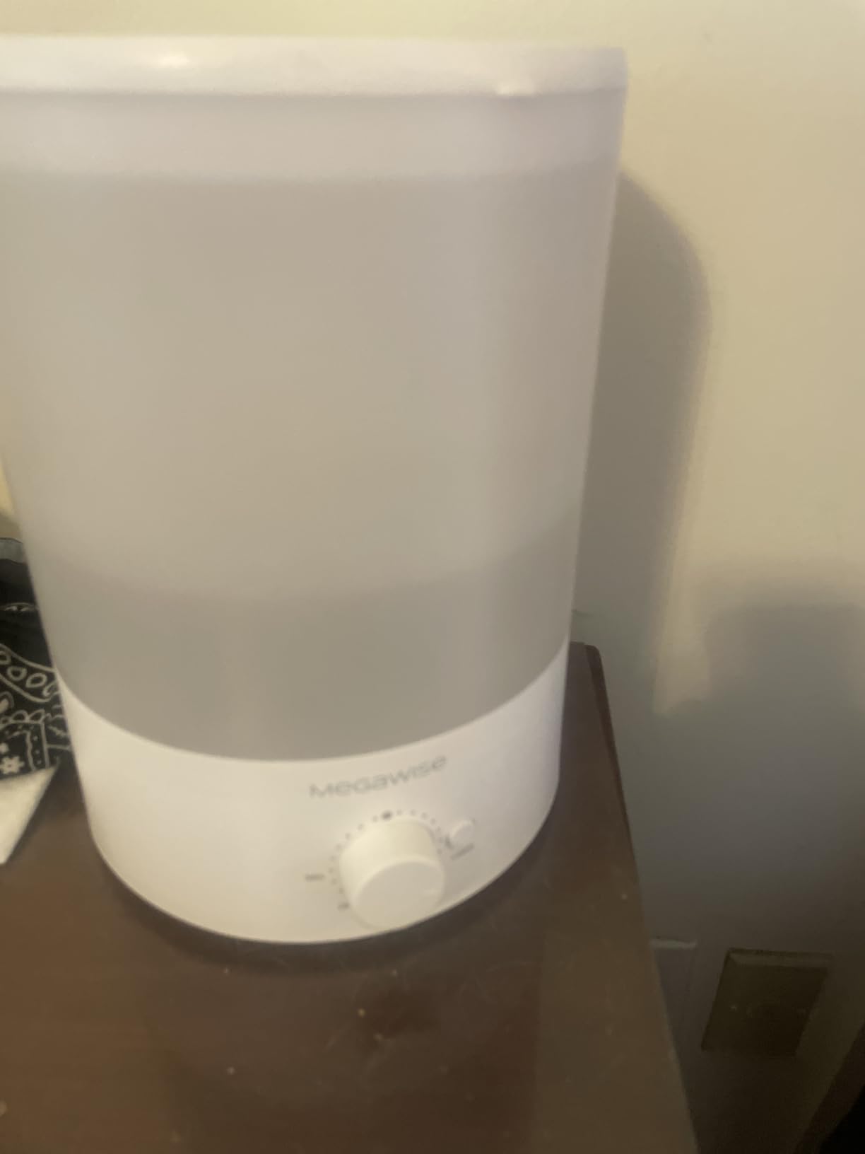 MegaWise Ultrasonic Cool Mist Humidifier SK7620 - 1.5L Capacity, Whisper-Quiet Operation, Adjustable Mist Output, Auto Shut-Off - Ideal for Home, Office, Baby Room, and Bedroom customer photo 1