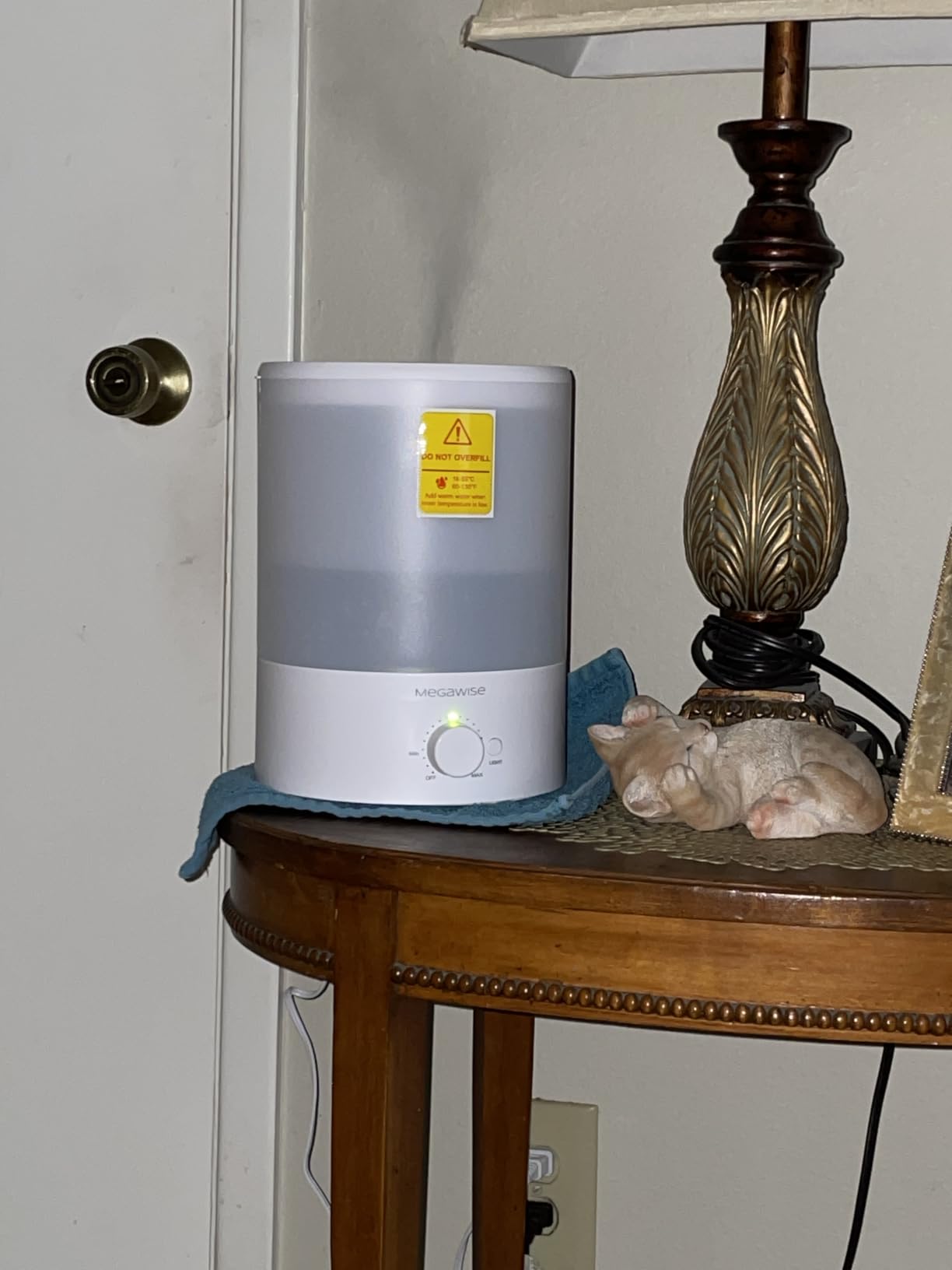 MegaWise Ultrasonic Cool Mist Humidifier SK7620 - 1.5L Capacity, Whisper-Quiet Operation, Adjustable Mist Output, Auto Shut-Off - Ideal for Home, Office, Baby Room, and Bedroom customer photo 2