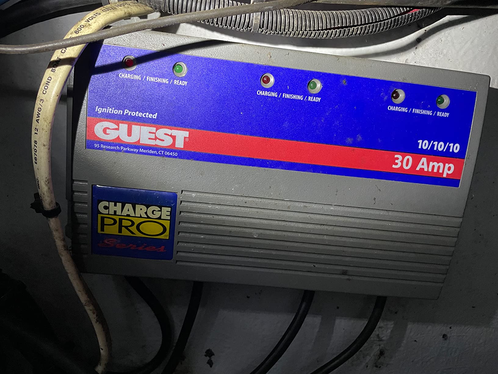 NOCO Genius GENPRO10X3, 3-Bank, 30A (10A/Bank) Smart Marine Battery Charger, 12V Waterproof Onboard Boat Charger, Battery Maintainer and Desulfator for AGM, Lithium (LiFePO4) and Deep-Cycle Batteries | Charges 3 Batteries at Once, IP68 Waterproof, Overcharge Protection, Temperature Compensation, For Lead-Acid & Lithium customer photo 2