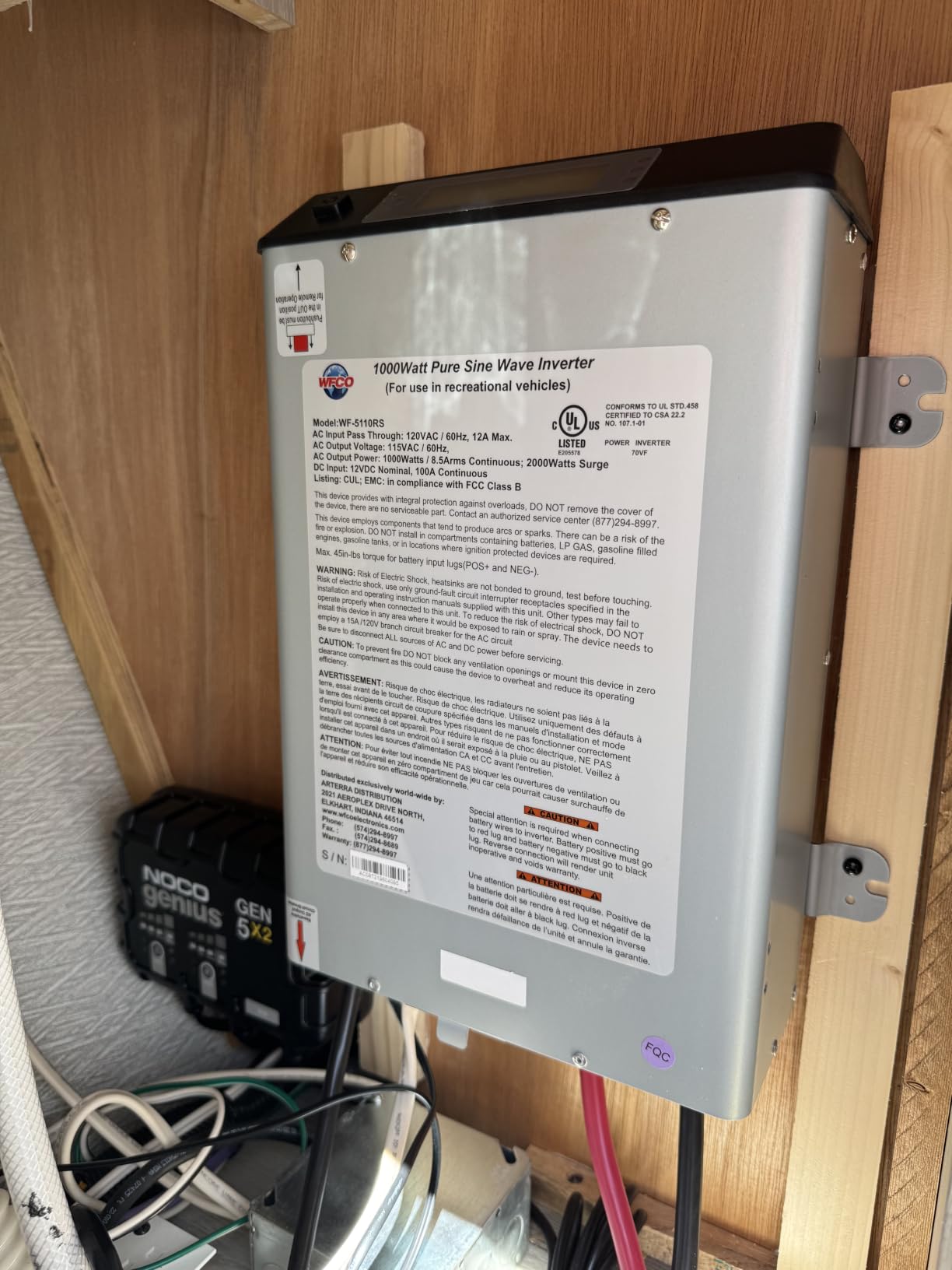 NOCO Genius GEN5X2: 2-Bank, 10A Onboard Battery Charger - 5A Per Bank, 12V Waterproof Marine Charger with Overcharge Protection & Temperature Compensation - for Lead-Acid & Lithium Batteries | Charges 2 Batteries at Once, IP68 Waterproof, Overcharge Protection, Temperature Compensation, For Lead-Acid & Lithium customer photo 1