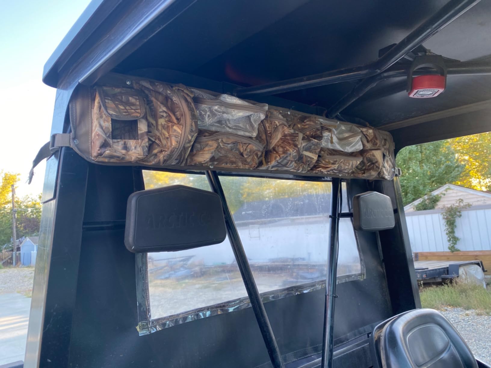 MYDAYS UTV Roll Cage Organizer Case, Cargo Rear Storage Bag Gear Bags, Tools Storage Solution for Most Full Size UTVs, Polaris, Yamaha and Kawasaki UTVs customer photo 2
