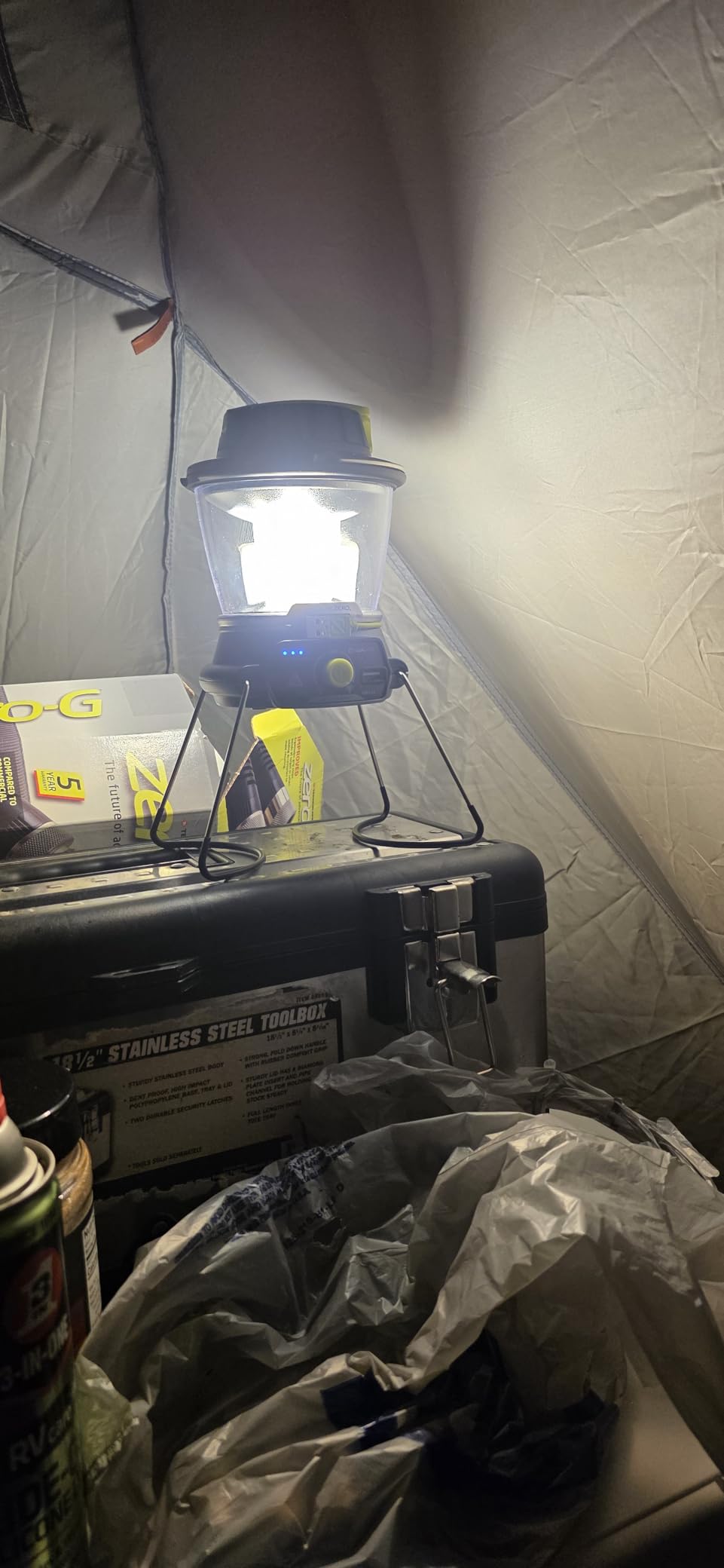 Lighthouse 600 Multi Functional Adjustable Light Perfect for Camping, Outdoor Events, or Emergency use Lumens USB Charging of Phones and Small Devices Long-Lasting Lithium Battery. customer photo 1