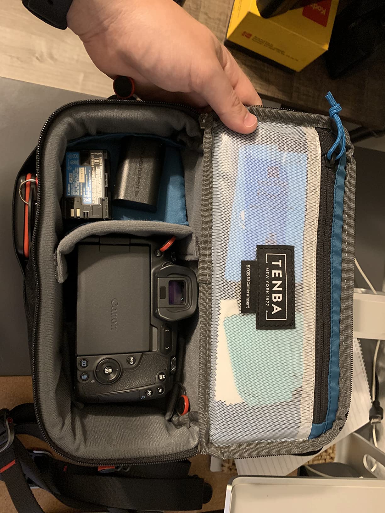 Tenba BYOB 10 Camera Insert - Turns any bag into a camera bag for DSLR and Mirrorless cameras and lenses - Black (636-630) customer photo 1