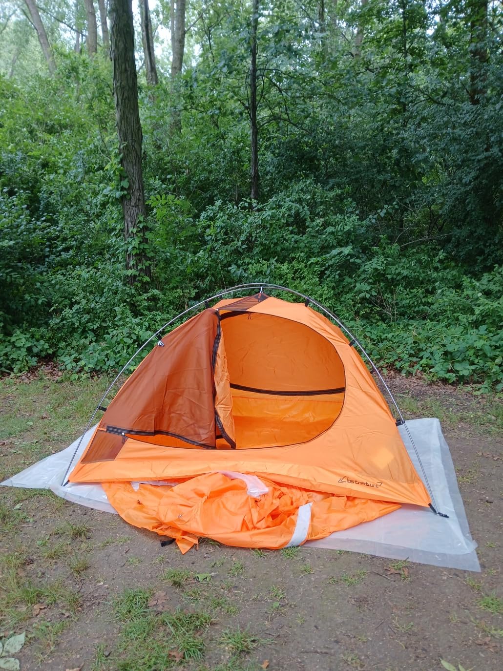 Clostnature Lightweight Backpacking Tent - 1/2 Person 4 Season Ultralight Waterproof Camping Tent, Large Size Easy Setup Tent for Winter, Cold Weather, Family, Outdoor, Hiking and Mountaineering customer photo 2