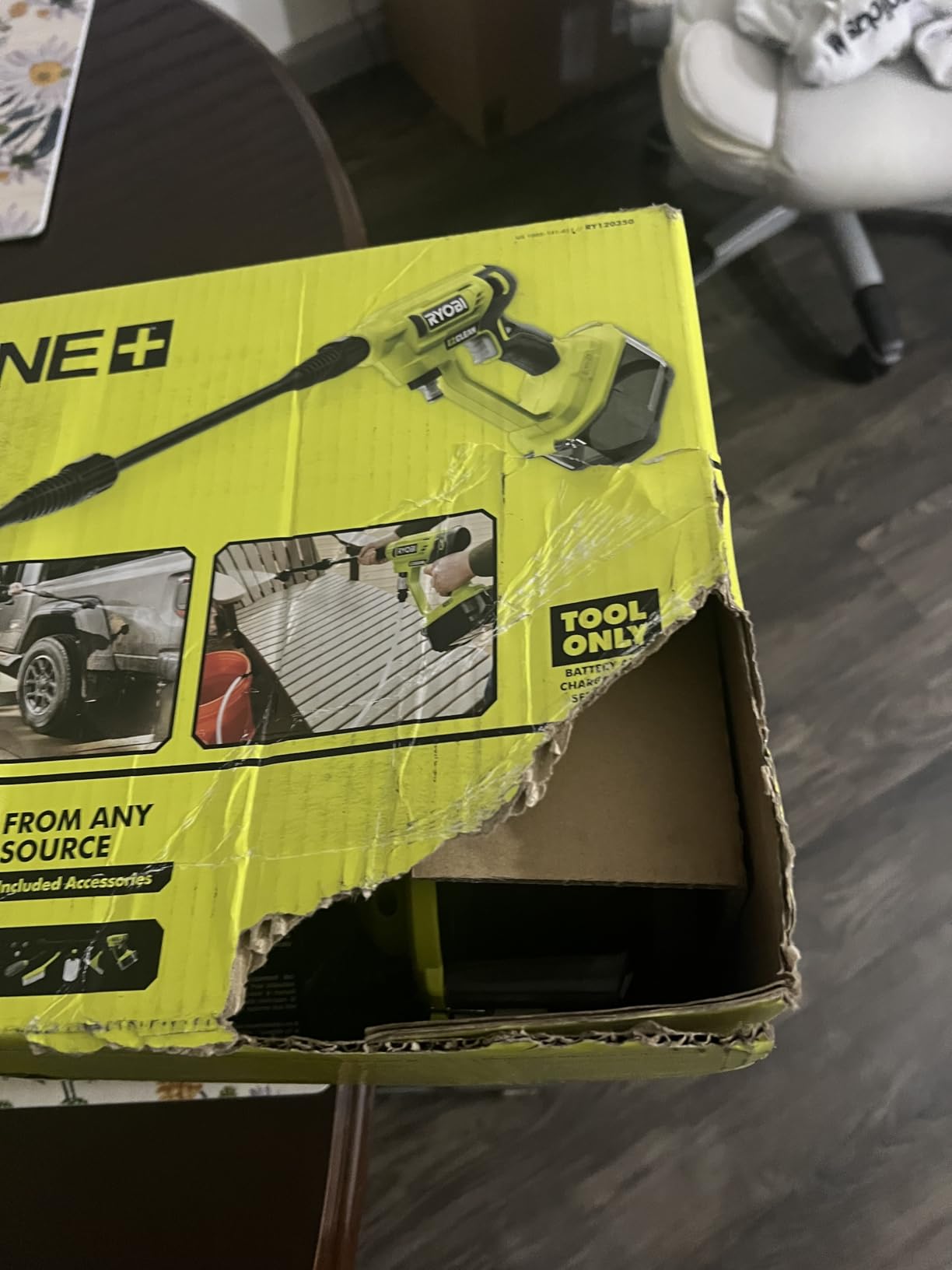 Ryobi RY18PW22A-0 18V ONE+ Battery Pressure Lance 182 l/h 22 Bar (Body Only) customer photo 1