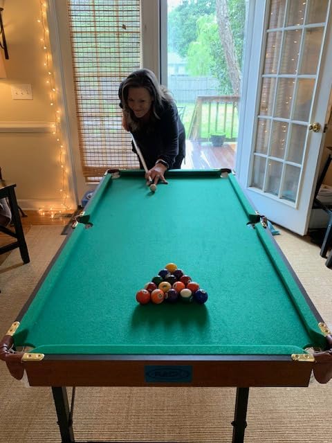 RACK Crux 55-inch Folding Billiard/Pool Table - Portable, Space-Saving Foldable Design customer photo 2