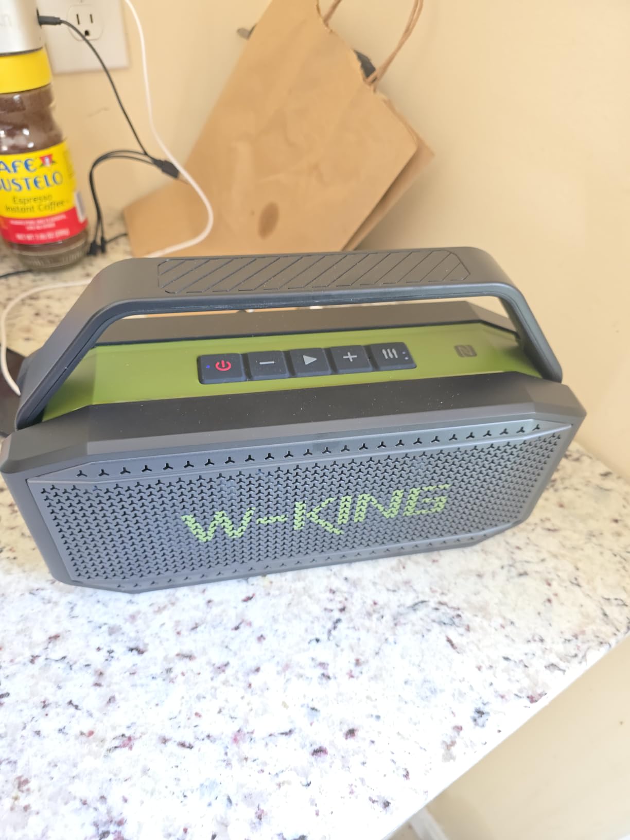 W-KING Bluetooth Speaker, 100W Peak Outdoor Portable Loud Speakers customer photo 2