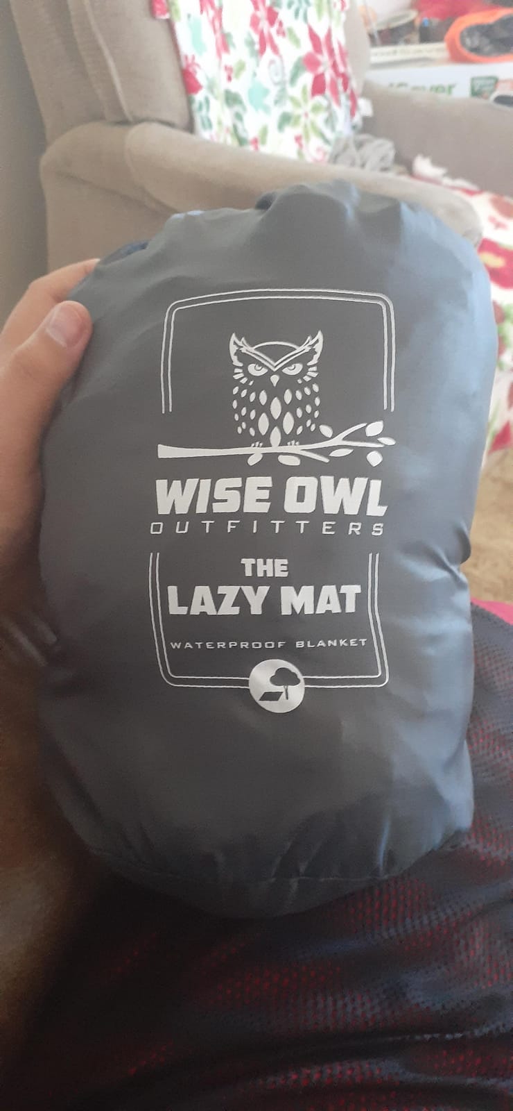Wise Owl Outfitters Camping Blanket, Packable Puffy Quilt for Backpacking | Woobie-Style Poncho, Cozy Warmth, Water Resistant, Compact Travel, Unfolds 6.5x4.5ft, Quick-Snap Clasps & Tie-Down Loops customer photo 2