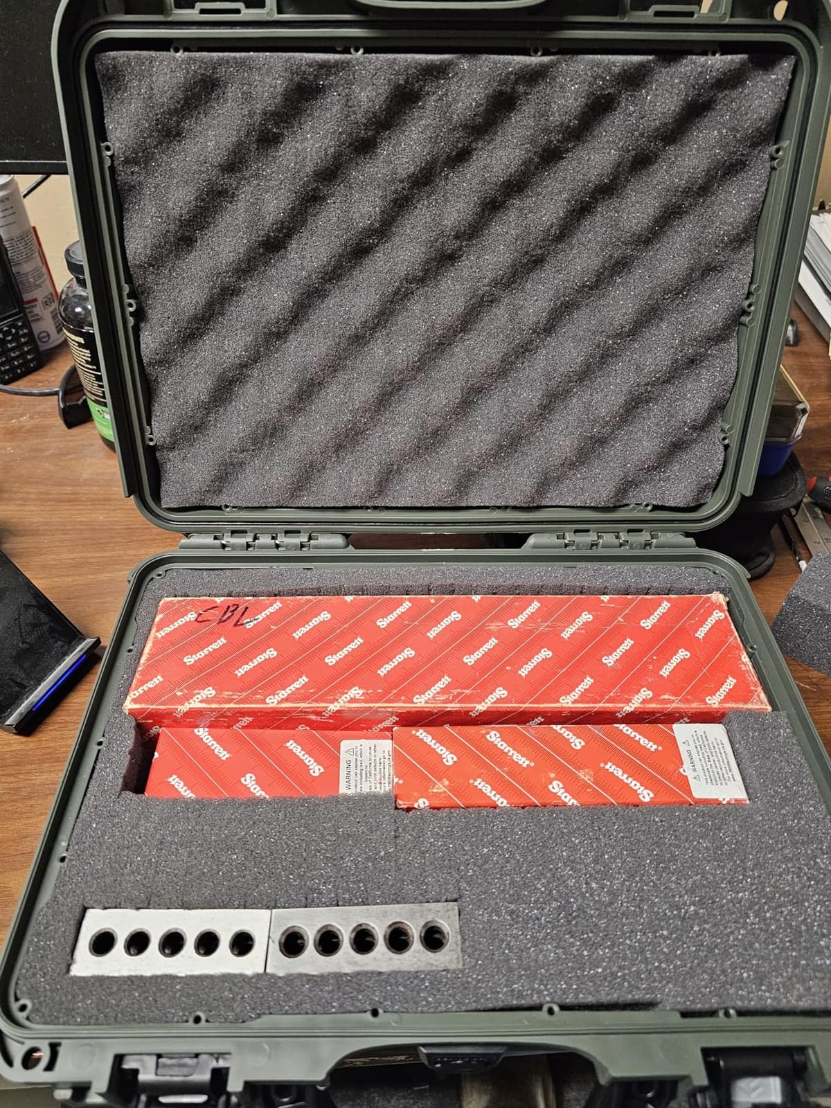 NANUK 910 Hard Case with Customizable Cubed Foam, IP67 Waterproof, Dustproof and Impact Resistant, 14.3 x 11.1 x 4.7, Rugged Construction for Ultimate Protection, Made in Canada - Blue customer photo 1
