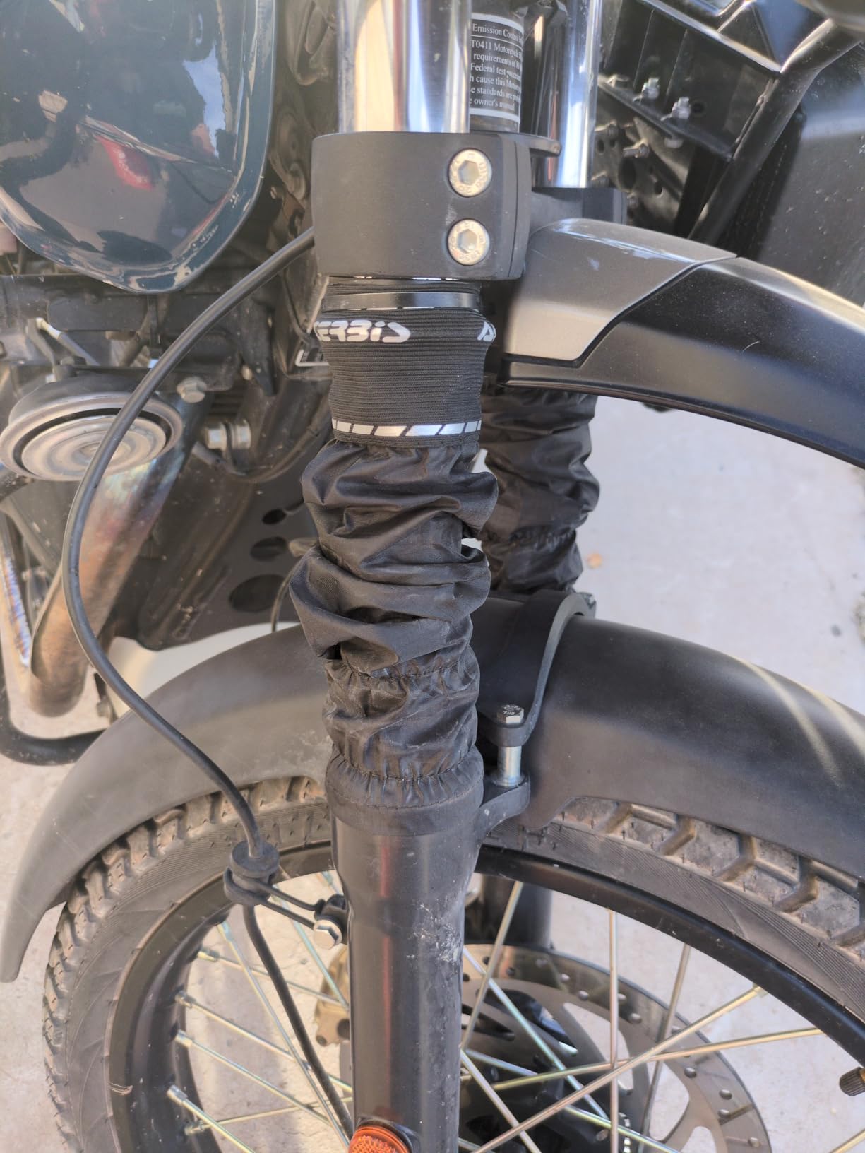 Acerbis 0024421.090 Z-MUD Fork Gaiter Black, Set of 2 customer photo 1