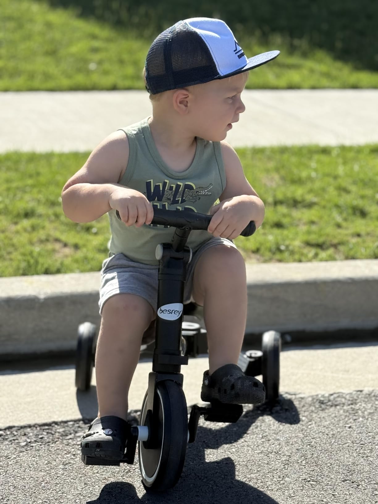 besrey 5 in 1 Toddler Bike for 1-4 Years Old Kids | Balance Bike, Birthday Gift and Toy for Boys and Girls, Toddler Tricycle, Adjustable Seat Height and Handlebar customer photo 2