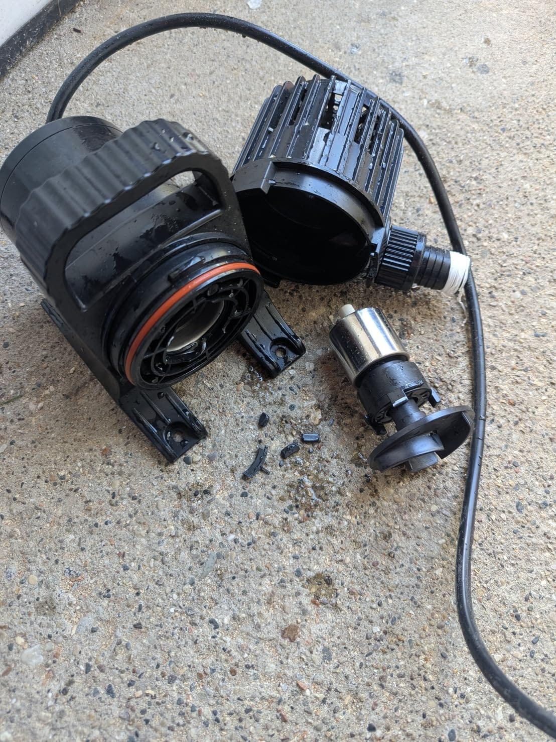 WaterRebirth 100W 1700 GPH Pond Pump, Ultra Quiet Heavy Duty Submersible Water Pump for Koi Ponds, Fountains, Aquariums & Waterfalls, 20.3 ft Power Cord, UL Listed customer photo 1