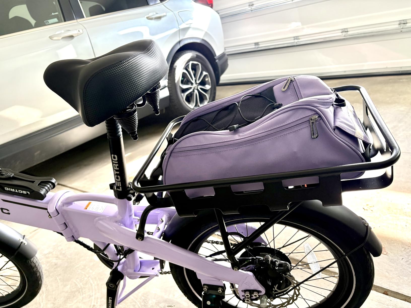 MOSISO Bike Rack Bag, Waterproof Bicycle Trunk Pannier Rear Seat Pouch customer photo 2