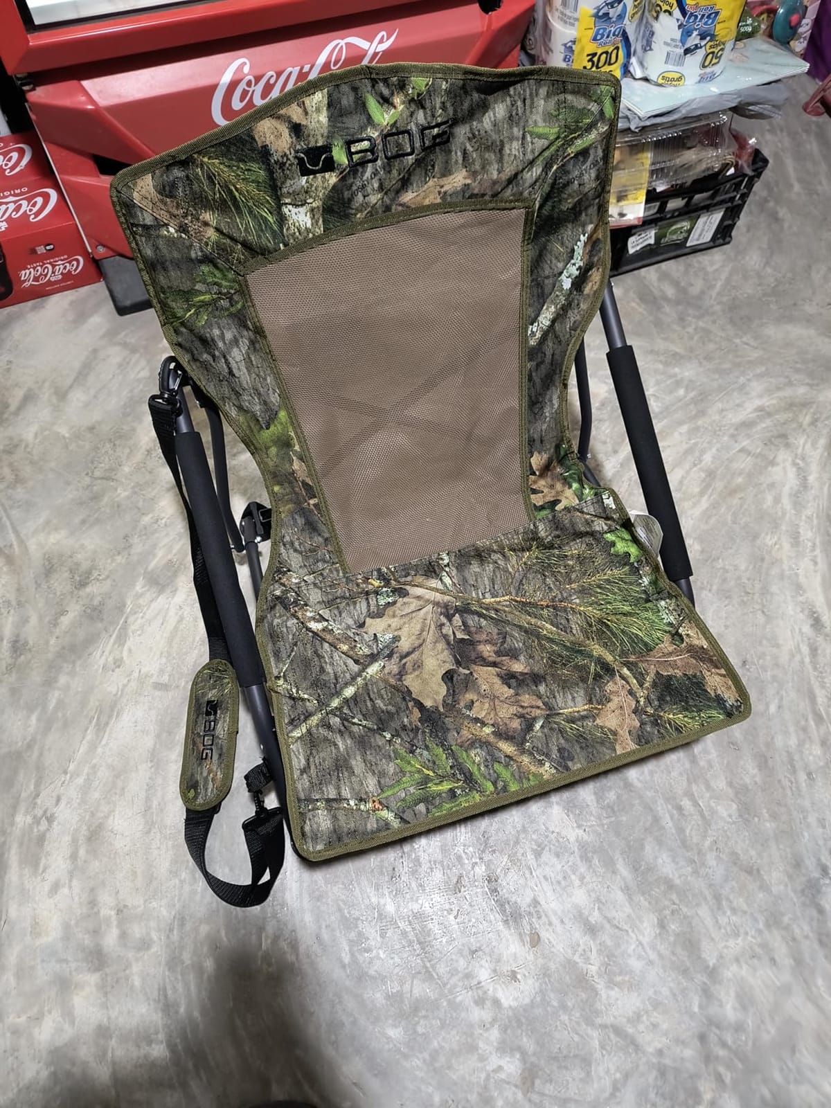 BOG Low Profile Turkey Ground Blind Chair with Rugged Construction, Aluminum Frame, Extended Seat Area, Quiet Setup, Breathable Textilene Fabric, and Carry Bag for Hunting, Shooting, and Outdoors customer photo 2