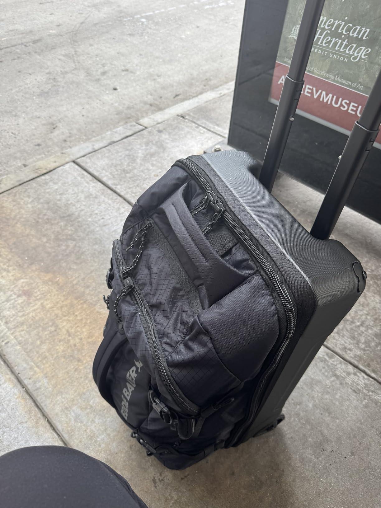 Eddie Bauer Expedition Rolling Duffel Bag with Wheels - Dark Thyme, 30 inch customer photo 1