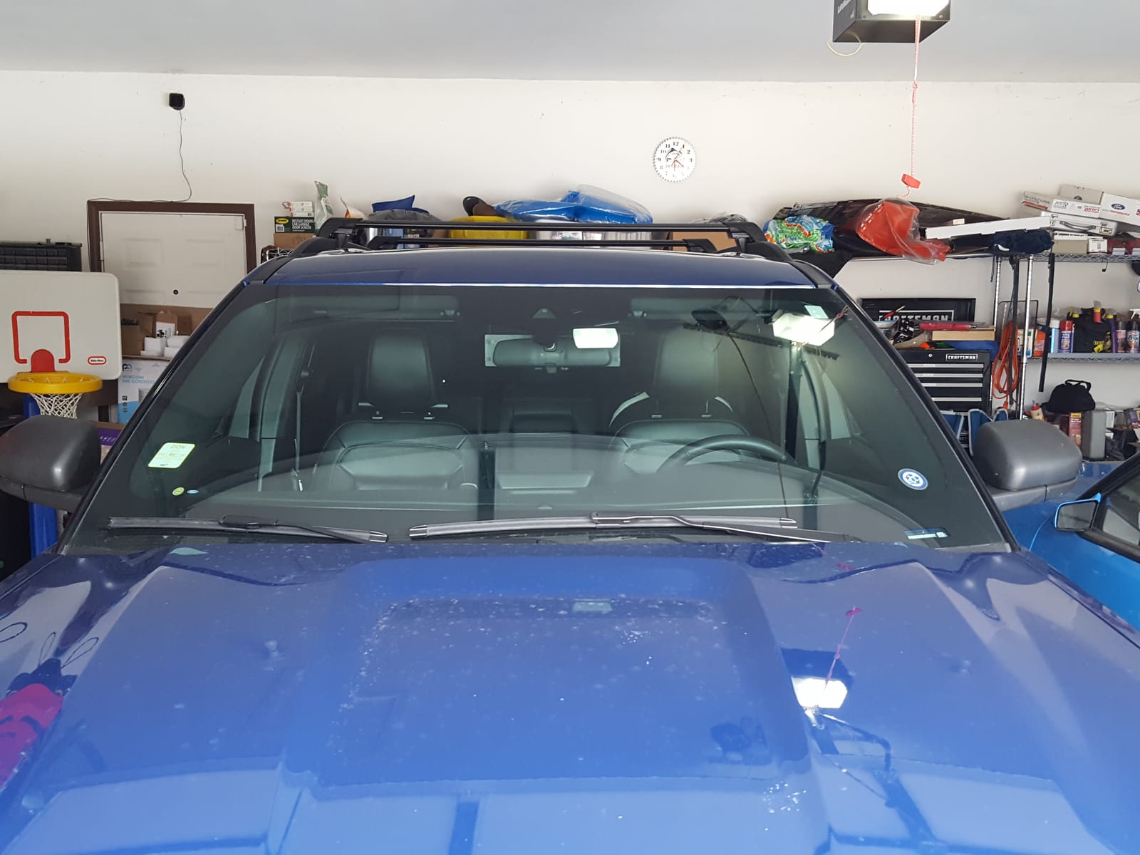 Lockable Roof Rack Cross Bars Fit for 2020-2026 Ford Explorer | Adjustable Aluminum Crossbars; Sunroof-Friendly, No-Drill; for Cargo Box, Kayak, Bike & Luggage; 220 lb Capacity customer photo 2