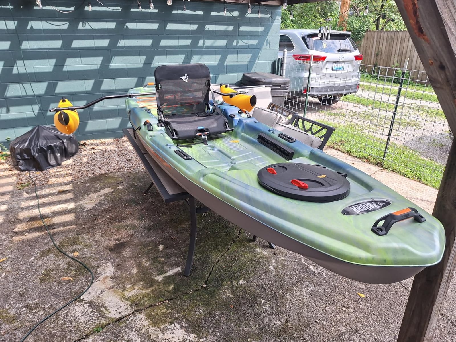 Kayak Outrigger Stabilizer, Portable PVC Higher Stability Kayak Outrigger Kit, Three Colours to Choose Inflatable Kayak Stabilizer, Easy to Install, for Floating Balancing Boat customer photo 1
