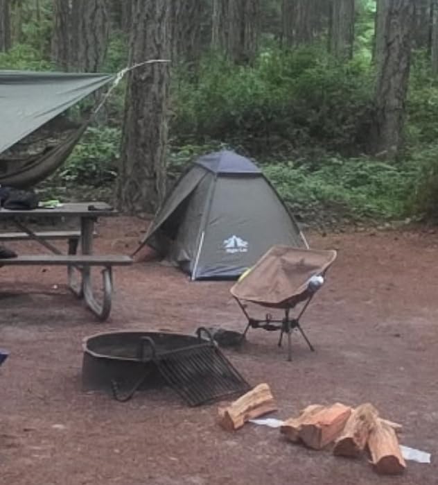 Night Cat Backpacking Tent for One 1 to 2 Persons Lightweight Waterproof Camping Hiking Tent for Adults Kids Scouts Easy Setup Single Layer 2.2x1.2m customer photo 1