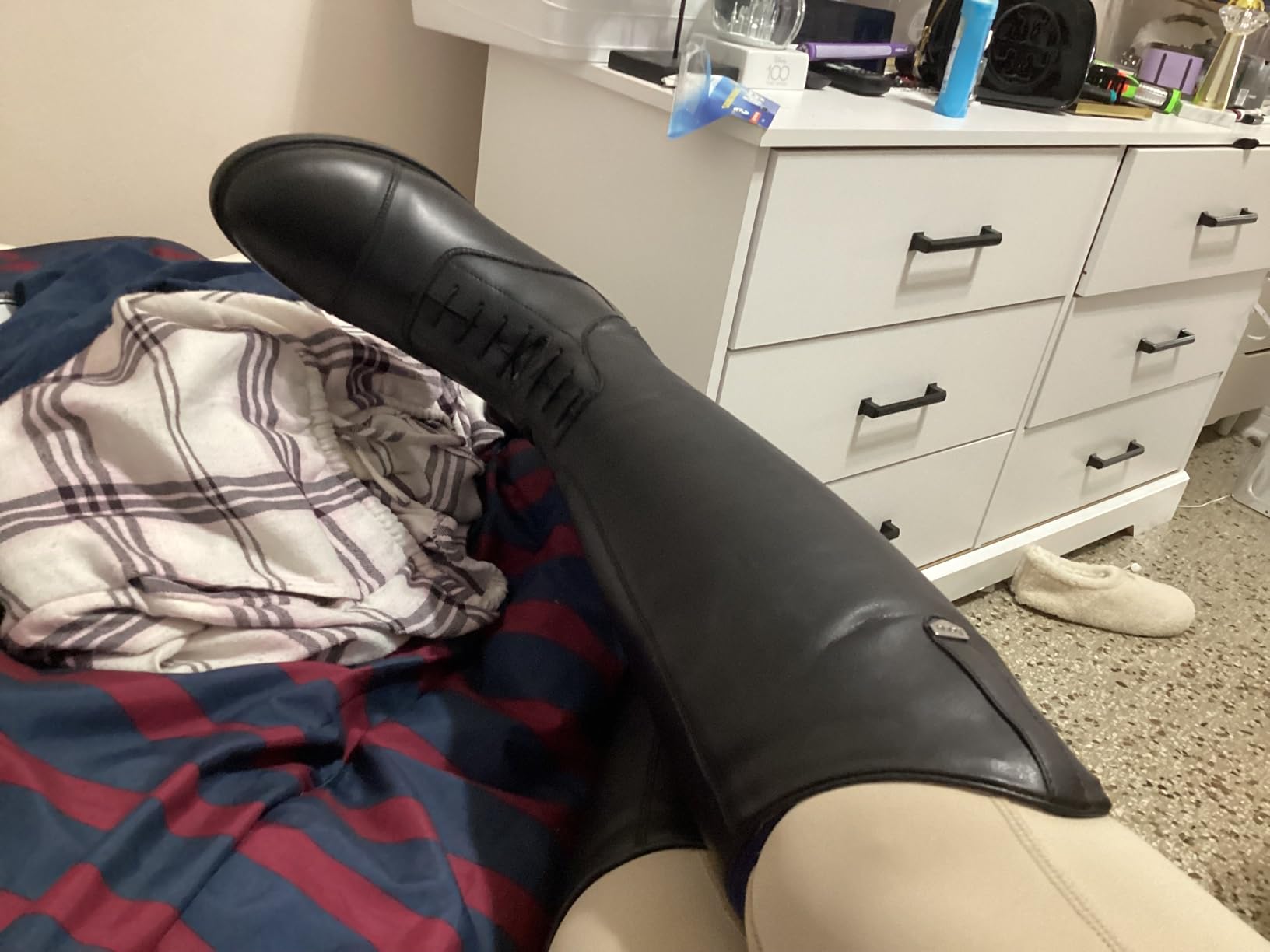 HORZE Rover Women's Synthetic Leather Equestrian Boots for Horse Riding customer photo 1