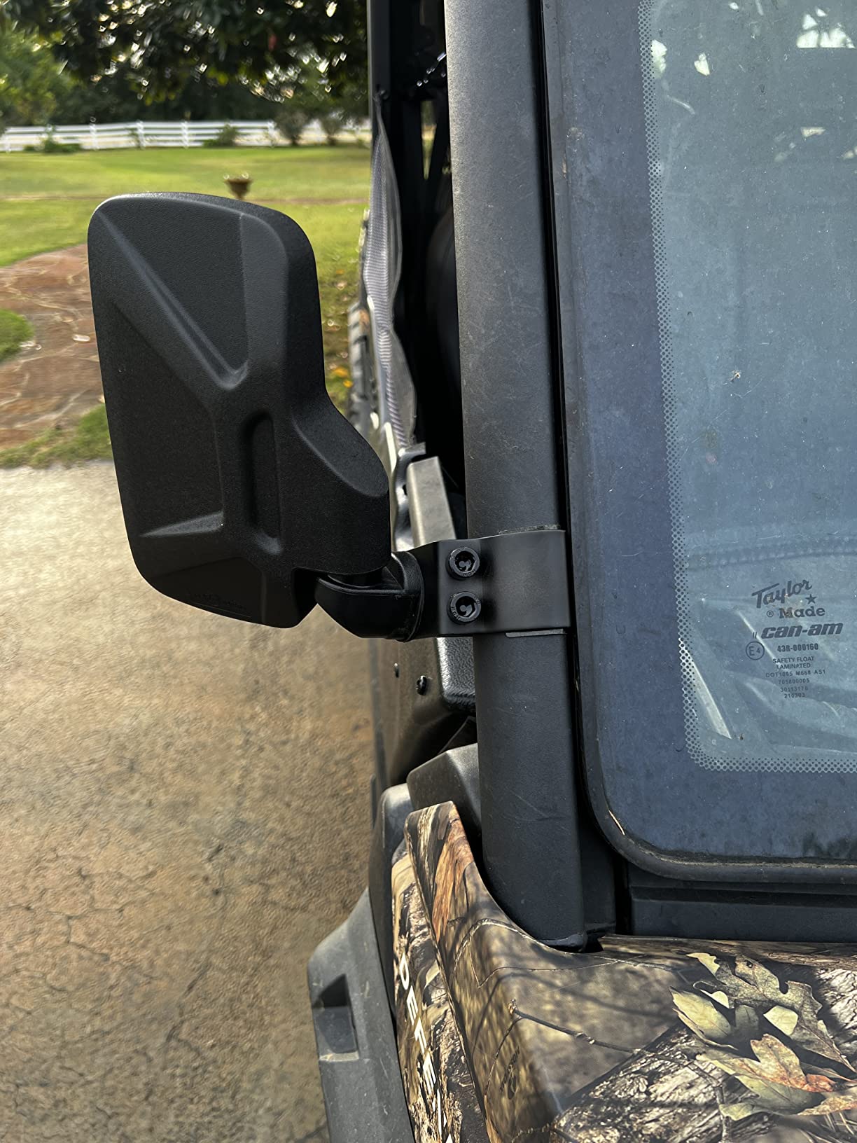 Ranger Side Mirror, UTV Rear View Mirror Compatible with Polaris Ranger XP 500, 570, 900, 900 Crew, 1000, 1000 Crew, Ranger Diesel, ETX/EV, General 1000, Can-Am Defender, Maverick Trail customer photo 2