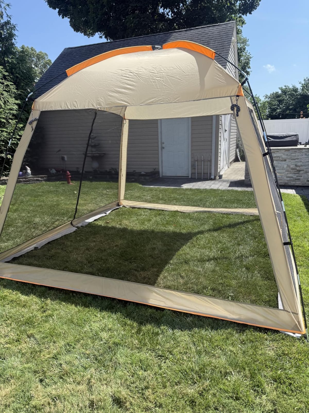 CAMPROS CP Screen House Tent 12 x 12 Ft Screened Mesh Net Wall Canopy | Shelter Gazebos for Patios Outdoor Camping Activities customer photo 2