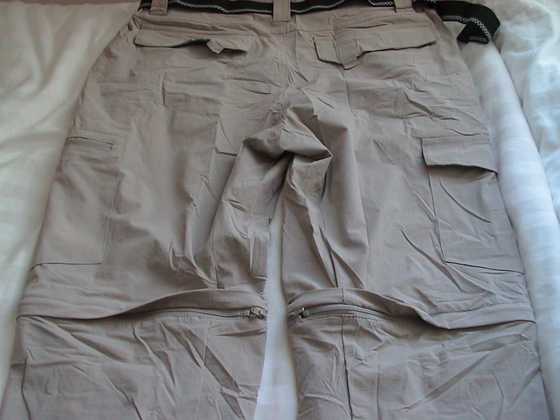 Mens Hiking Pants Convertible Lightweight Quick Dry Zip Off Fishing Safari Camping Travel Boy Scout Pants customer photo 1