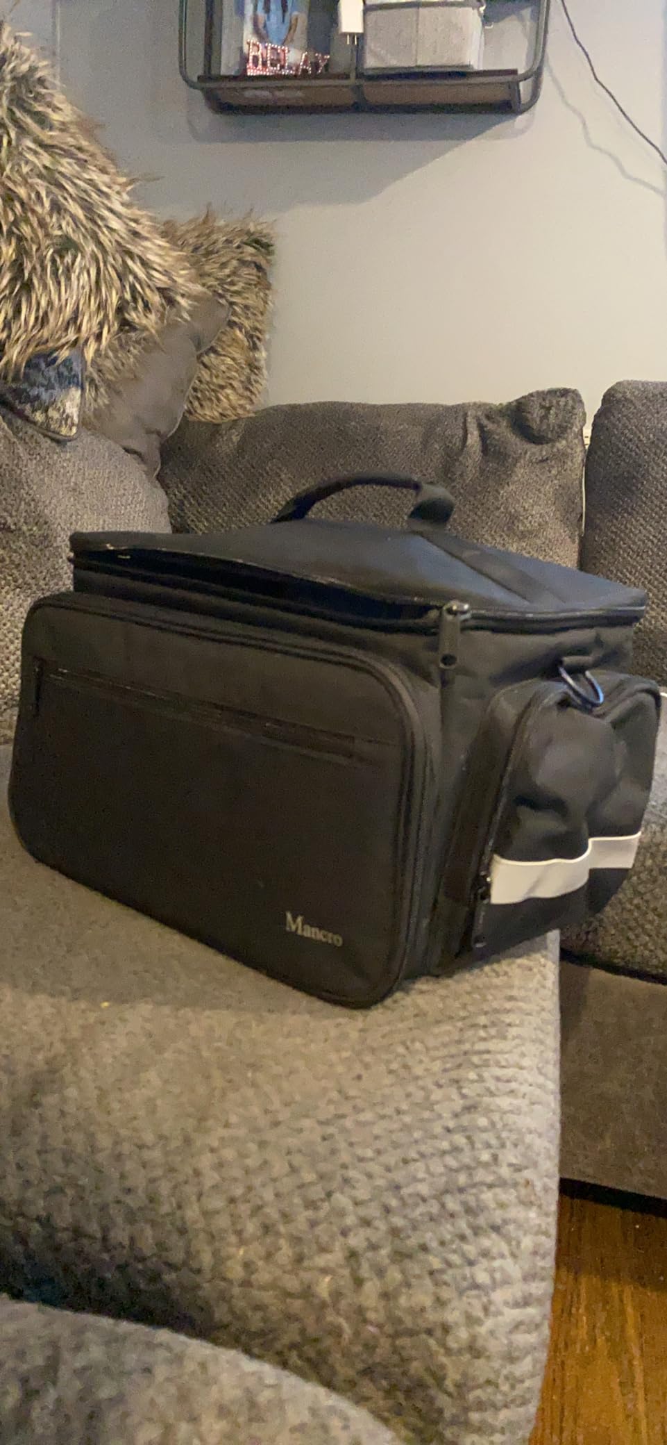 Mancro Medical Bag, Home Health Nurse Bag with Nonslip Bottom, Black | Large Capacity, with Removable Shoulder Strap, Water-Resistant Empty First Aid Organizer for Medical Student, Therapist customer photo 1