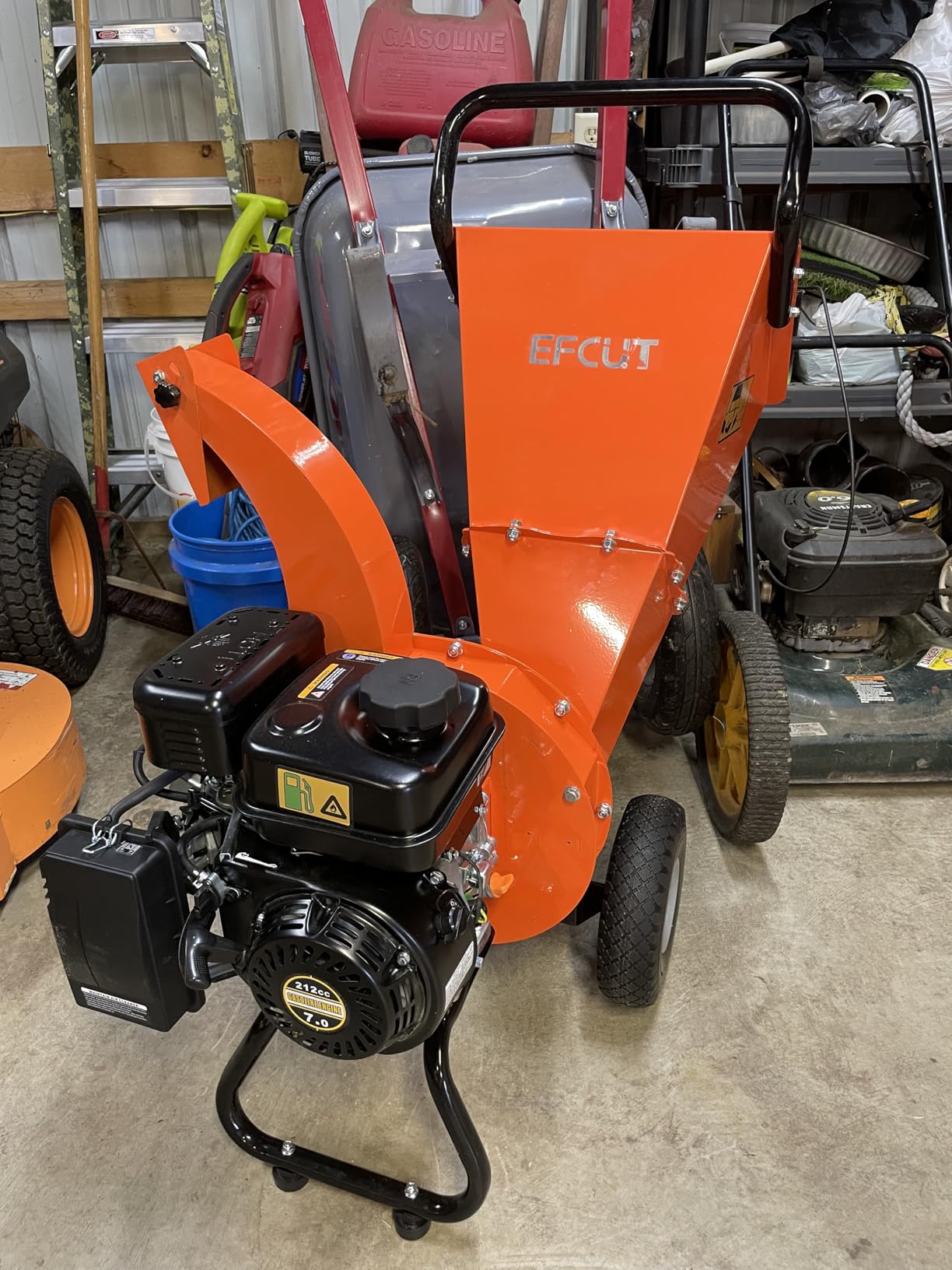 C30 LITE Wood Chipper Shredder Mulcher Heavy Duty 7 HP 212cc Gas Powered 3 Inch Max Capacity 1-Year Warranty After Product Registration customer photo 2