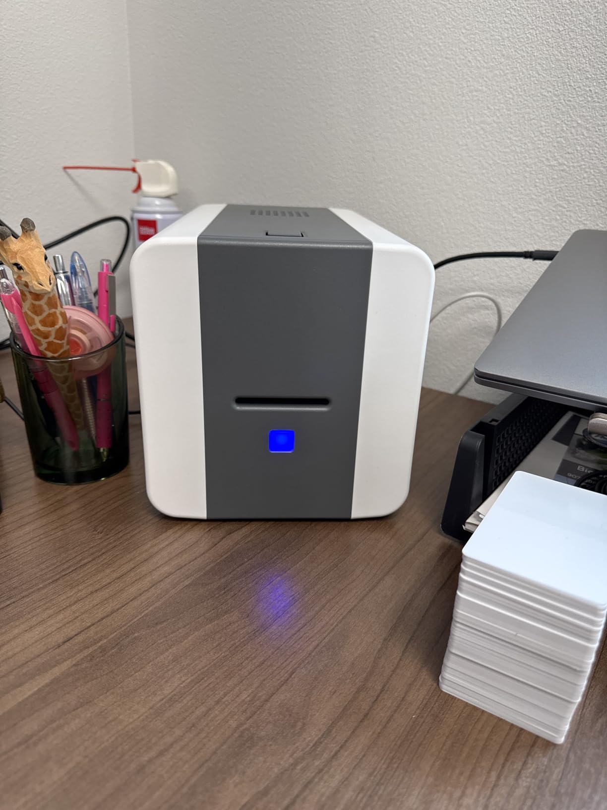 IDP SMART-21S ID Card Simplex Printer Kit with PC Only Software, 100 Print YMCKO Color Ribbon, 100 PVC Plastic Cards customer photo 1
