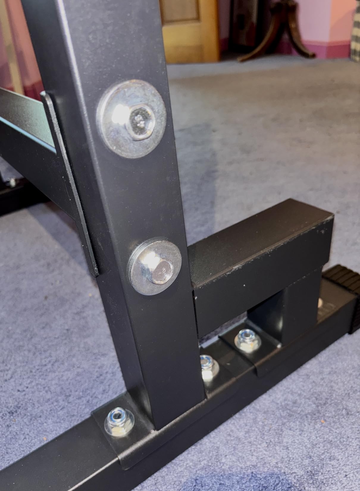 ProsourceFit Dip Stand Station, Heavy Duty Ultimate Body Press Bar with Safety Connector for Tricep Dips customer photo 1