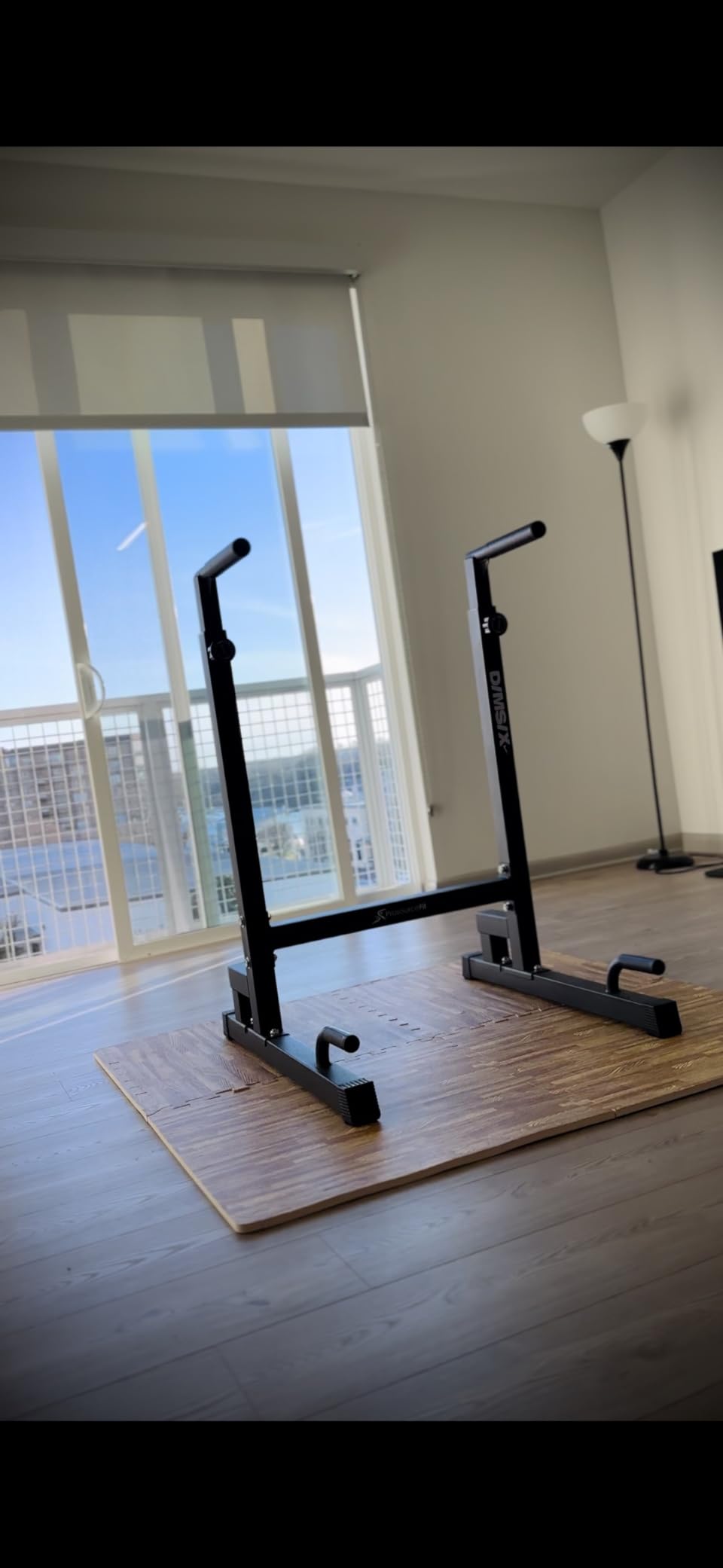 ProsourceFit Dip Stand Station, Heavy Duty Ultimate Body Press Bar with Safety Connector for Tricep Dips customer photo 2
