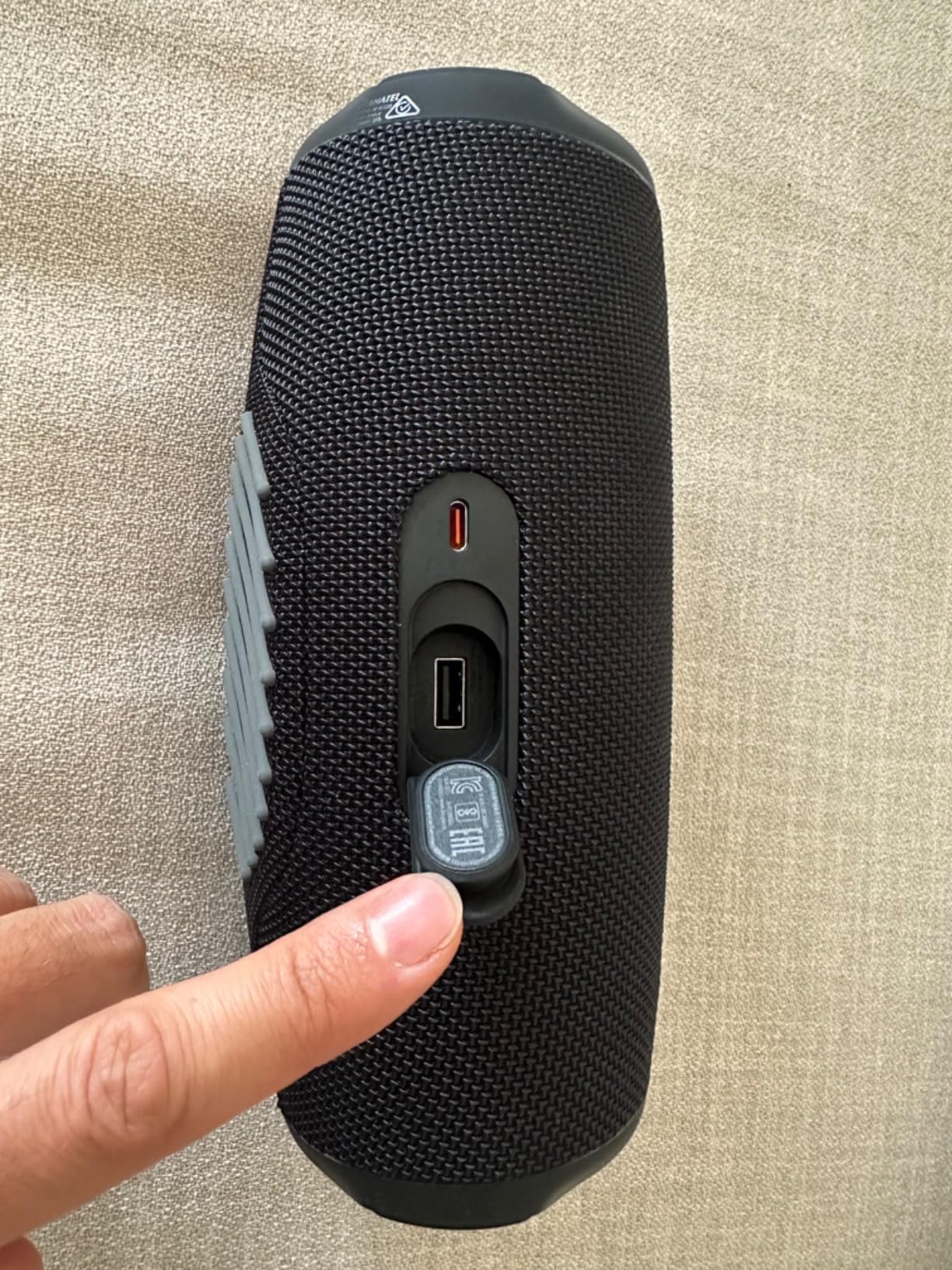 JBL Charge 5 - Portable Waterproof Speaker - Blue | Bold JBL Original Pro Sound, 20 hours of playtime, IP67 waterproof and dustproof, Wireless Bluetooth Streaming customer photo 2