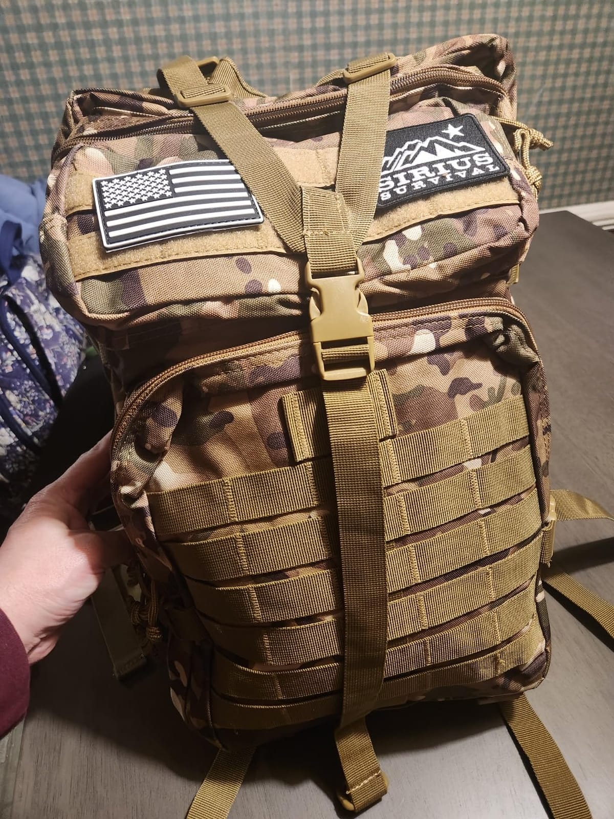 Sirius: Pre-Packed Bug Out Bag - 72 Hour Kit for 2 People - Bugout Backpack Survival Kit - Premium 50L Go Bag Tactical Backpack - Essential Bug Out Gear - Upgraded Survival Backpack customer photo 2