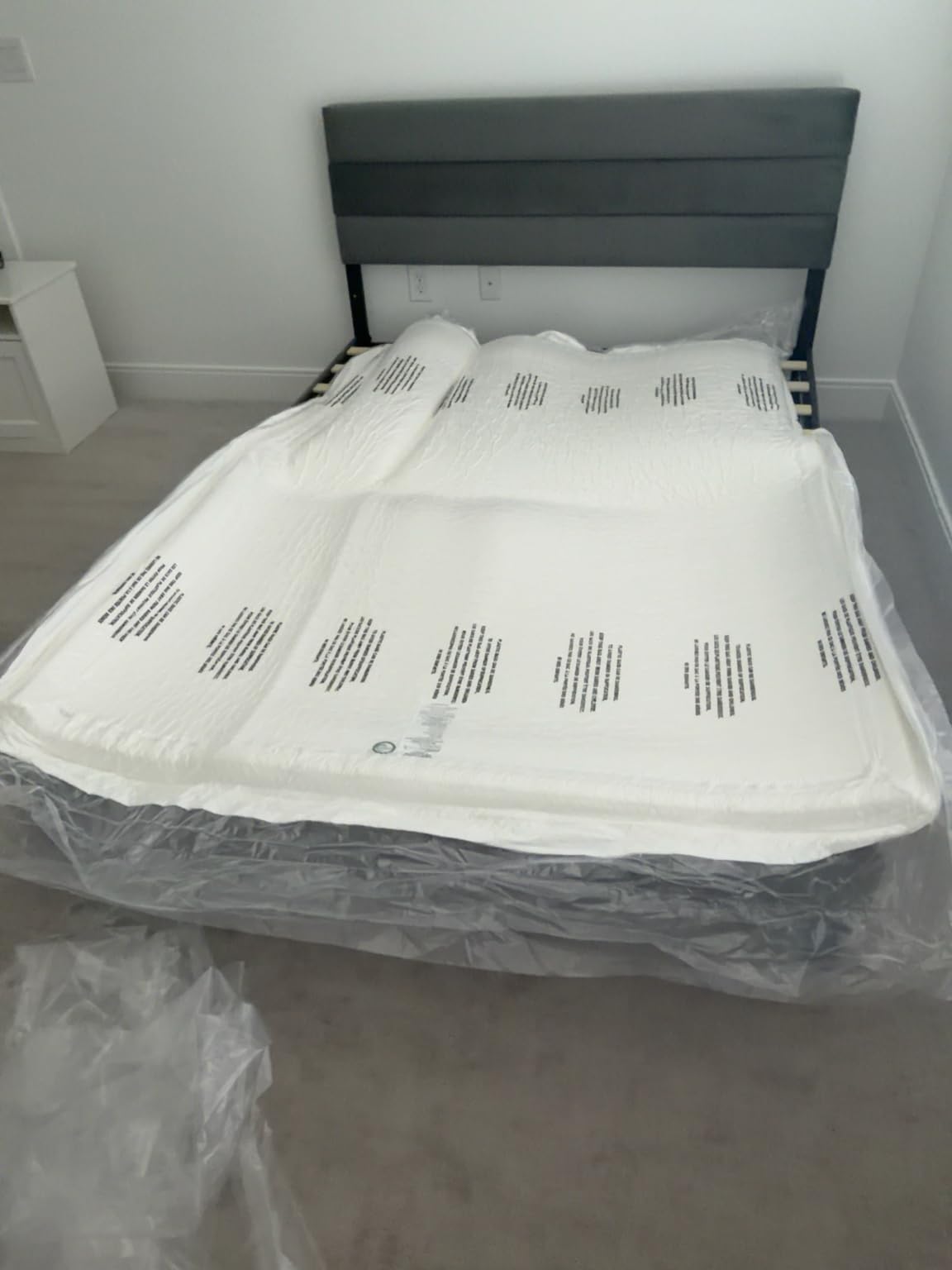 FDW | 8 Inch Twin Mattress | Medium Firm | Gel Memory Foam | White | Dual Construction | Pressure Relief, Cooling Foam, Removable and Washable Cover | Bed in a Box, CertiPUR-US Certified customer photo 1
