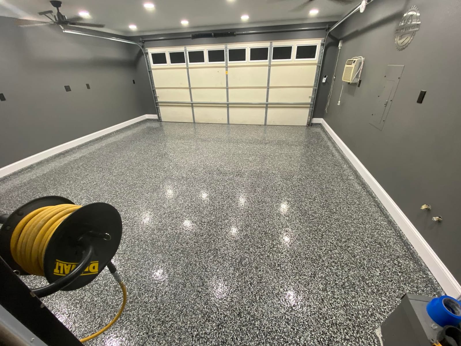 Everflow MPC Epoxy Resin Floor Coating Kit, Grey, 3 Gallon | Garage floor epoxy kit. 100% solids, self-leveling epoxy floor coating. Durable finish for garages and basements. customer photo 2