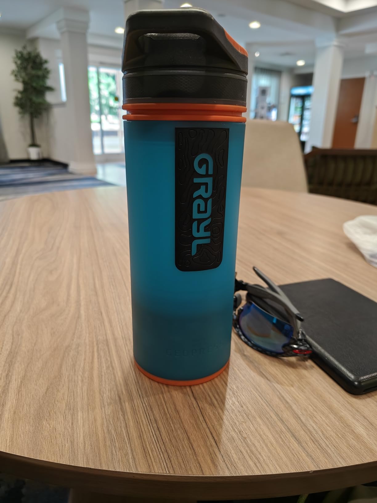GRAYL GeoPress 24 oz Water Purifier & Water Filter Bottle, Wanderer Red customer photo 2