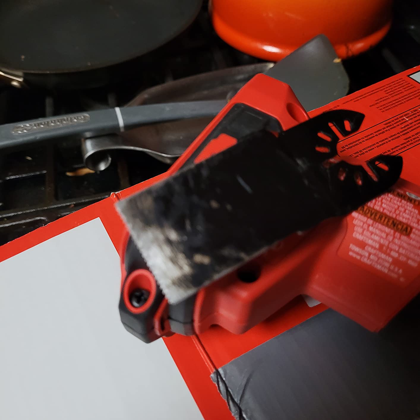 CRAFTSMAN V20 Cordless Oscillating Tool Kit Multi-Tool with Blades, Sand Paper, Battery and Charger Included (CMCE501D1) customer photo 2