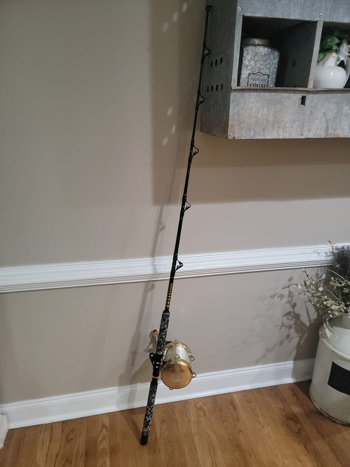 Fiblink 1-Piece Saltwater Offshore Trolling Rod 6-Feet Big Game Rod Conventional Boat Fishing Pole customer photo 1