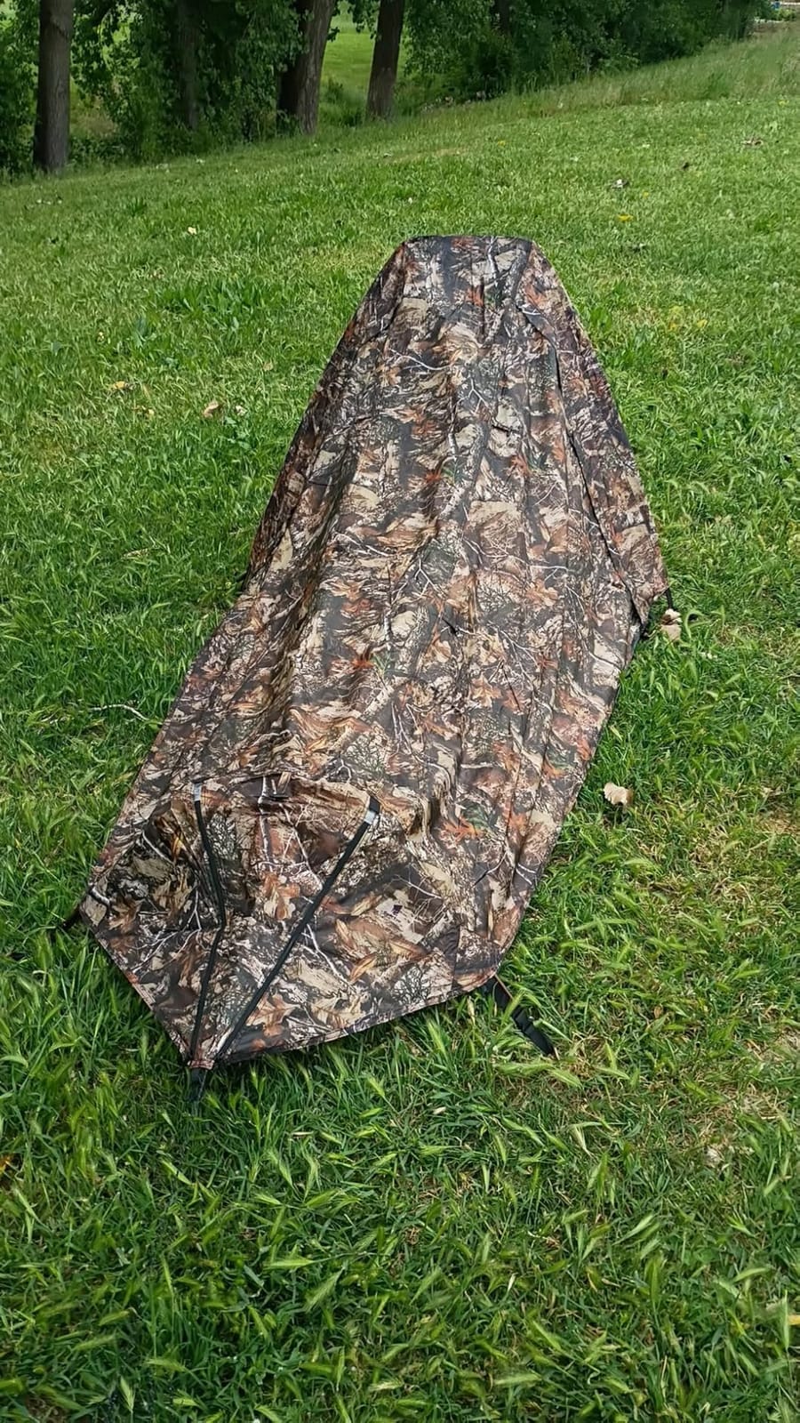 GEERTOP Ultralight Solo Bivy Tent, 1 Person Backpacking Tent for Camping, Lightweight & Waterproof Solo Tent, Aluminum Poles, Double-Wall customer photo 1