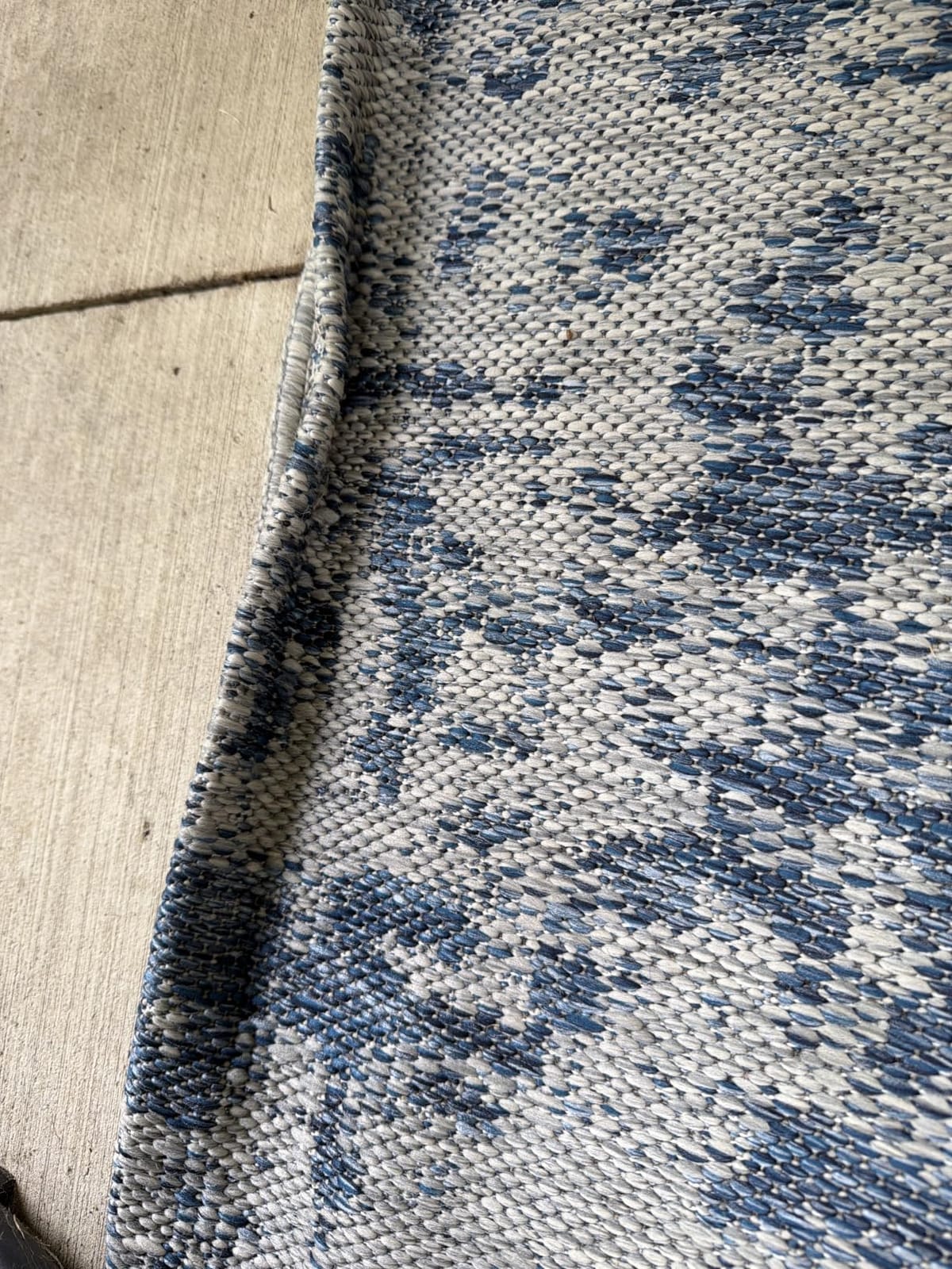 Keen Home Design Waterproof Outdoor Area Rug, Patio Deck Porch, 5x8 | Fade Resistant In Direct Sun, Dries In Hours, Low Pile That Doors Clear; Ideal For Balcony, Sunroom, Kitchen, Mudroom customer photo 2